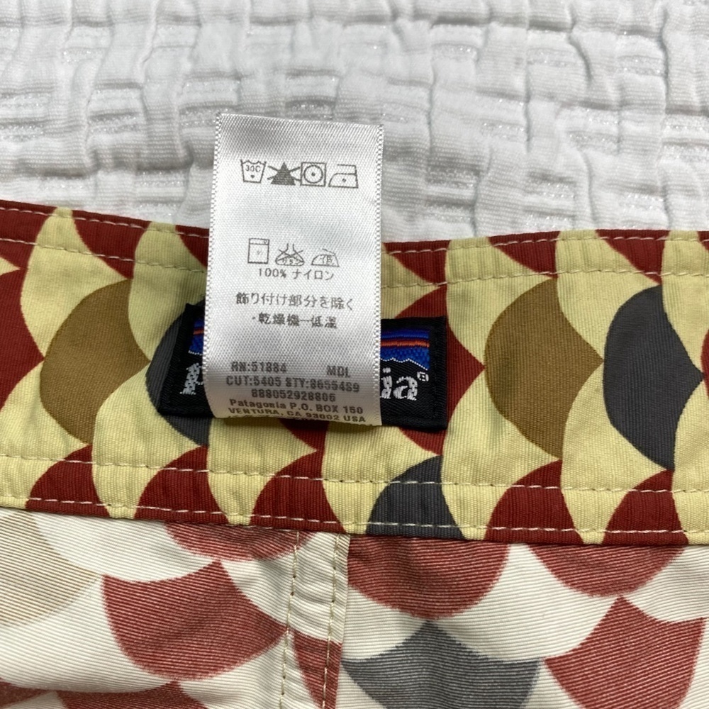 Patagonia Board Shorts Mens 35 Floral Swimming Summer Surfing Multicolor Nylon - Picture 6 of 14